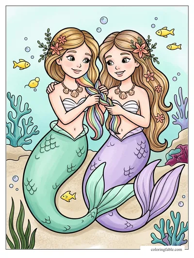 Colored example of this coloring page