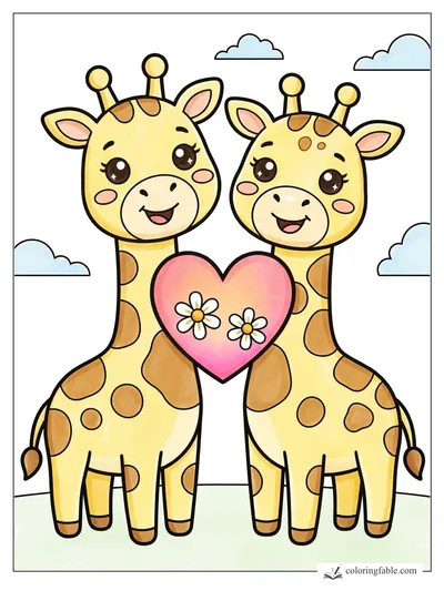 Colored example of this coloring page