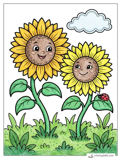 Colored example of this coloring page