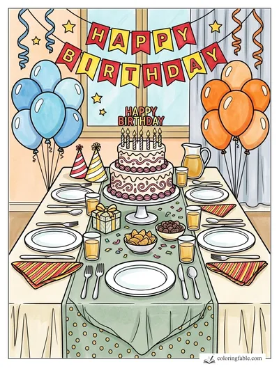 Colored example of this coloring page