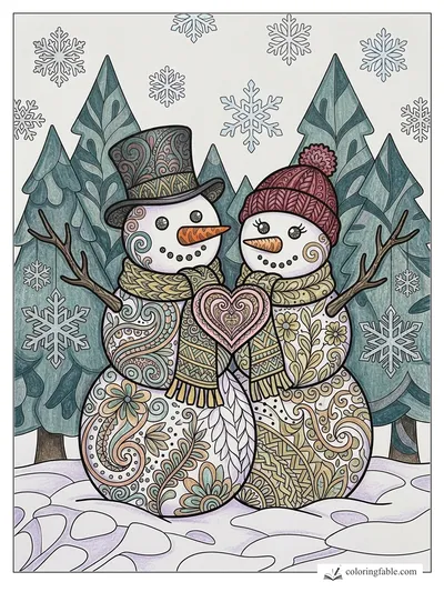 Colored example of this coloring page