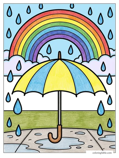 Colored example of this coloring page