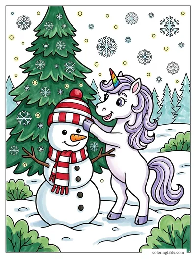 Colored example of this coloring page