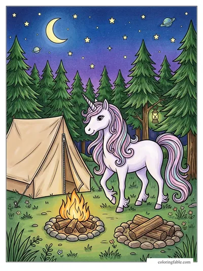 Colored example of this coloring page