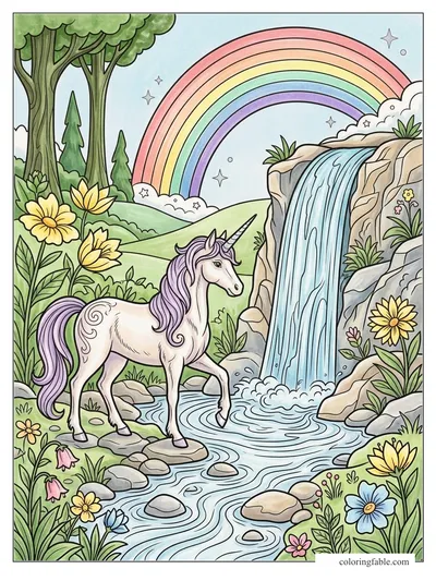 Colored example of this coloring page