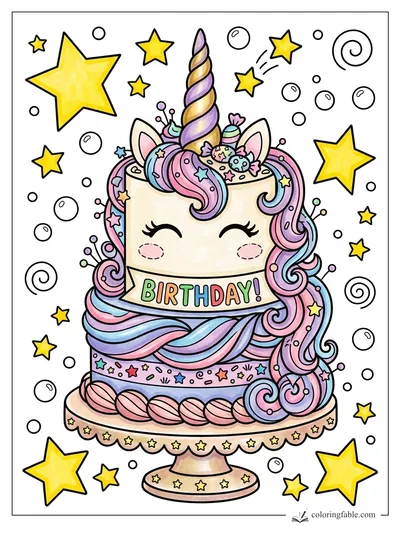 Colored example of this coloring page