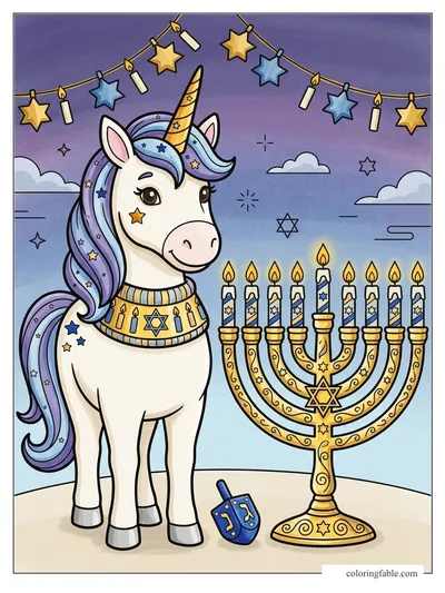 Colored example of this coloring page