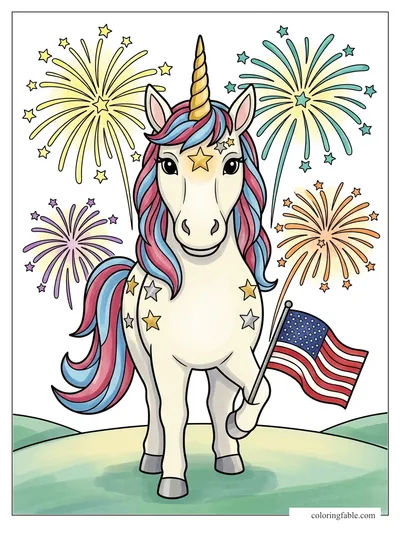 Colored example of this coloring page