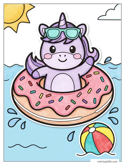 Colored example of this coloring page