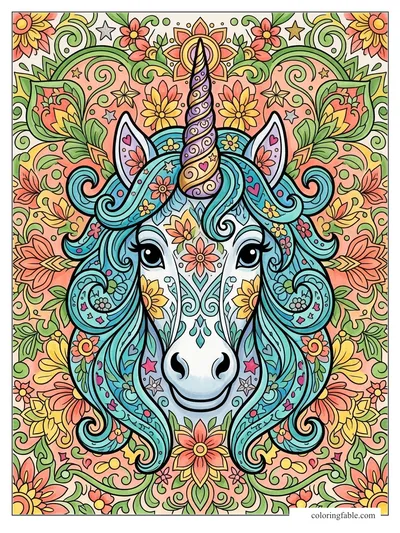 Colored example of this coloring page