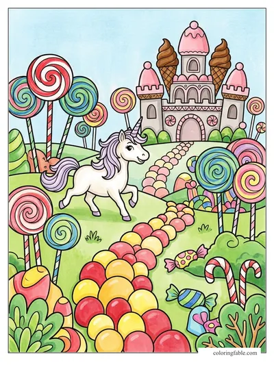 Colored example of this coloring page