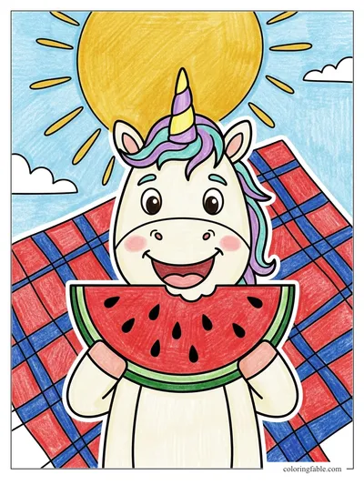 Colored example of this coloring page