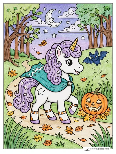 Colored example of this coloring page