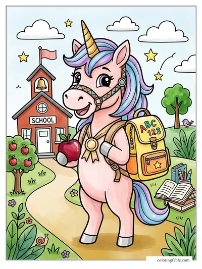 Colored example of this coloring page