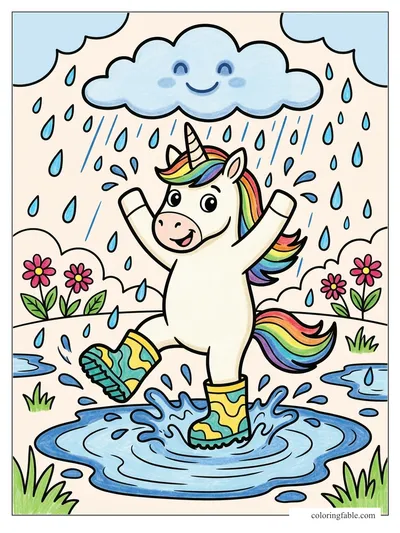 Colored example of this coloring page