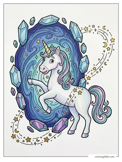 Colored example of this coloring page