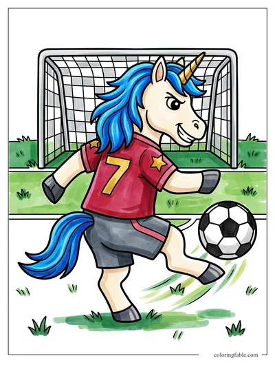 Colored example of this coloring page