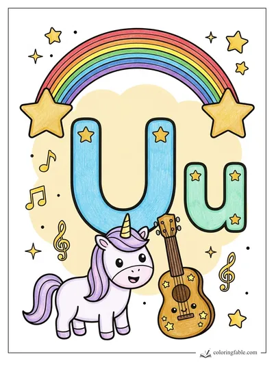 Colored example of this coloring page
