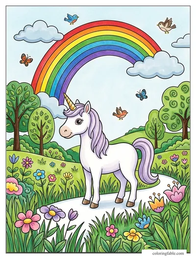 Colored example of this coloring page
