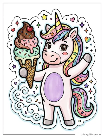 Colored example of this coloring page
