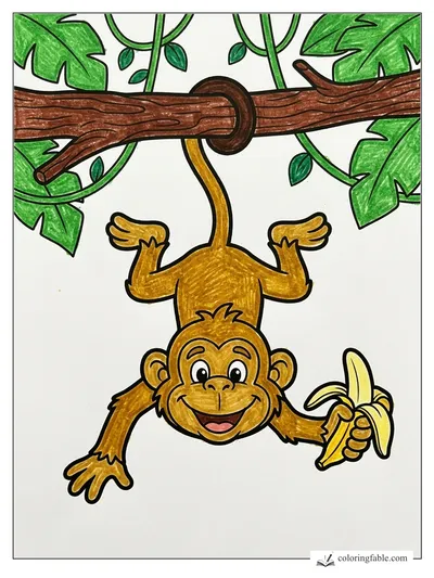 Colored example of this coloring page
