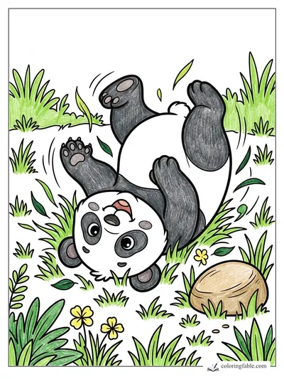 Colored example of this coloring page