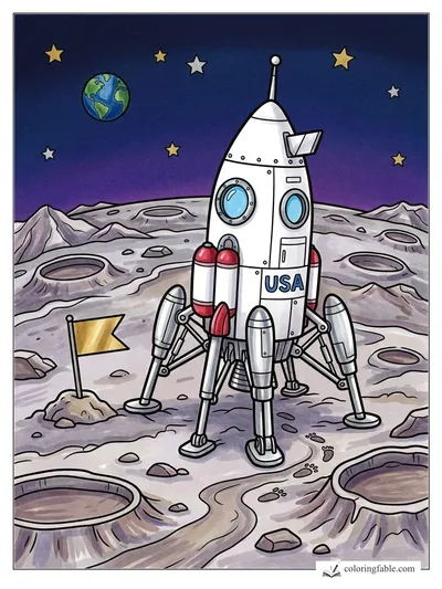 Colored example of this coloring page