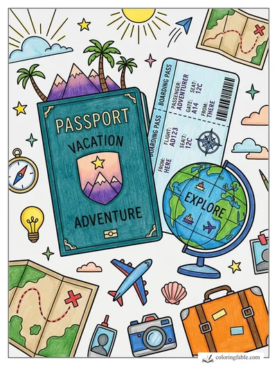 Colored example of this coloring page