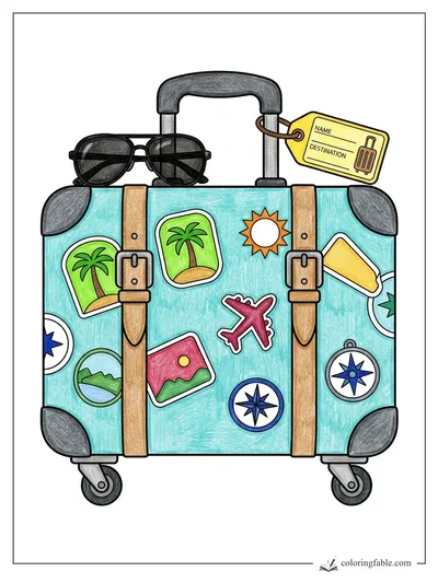 Colored example of this coloring page