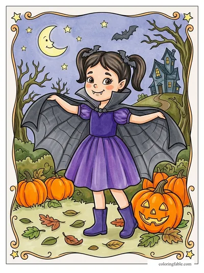 Colored example of this coloring page