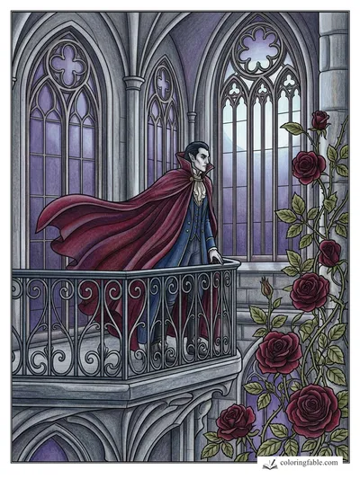 Colored example of this coloring page