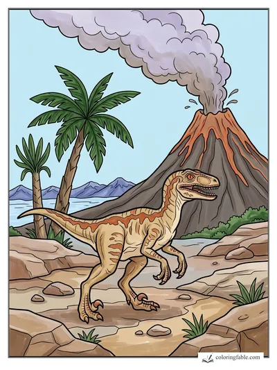 Colored example of this coloring page