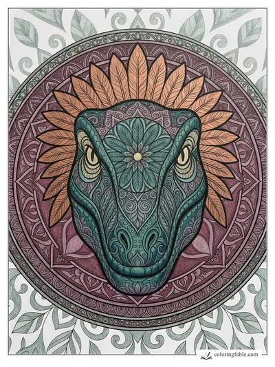 Colored example of this coloring page