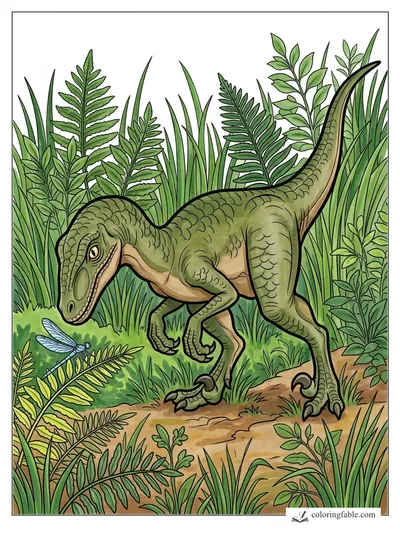 Colored example of this coloring page