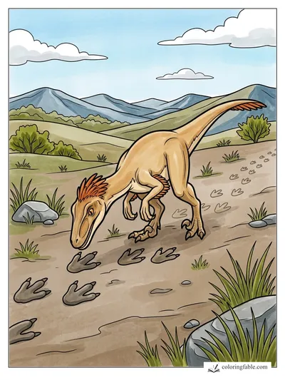 Colored example of this coloring page