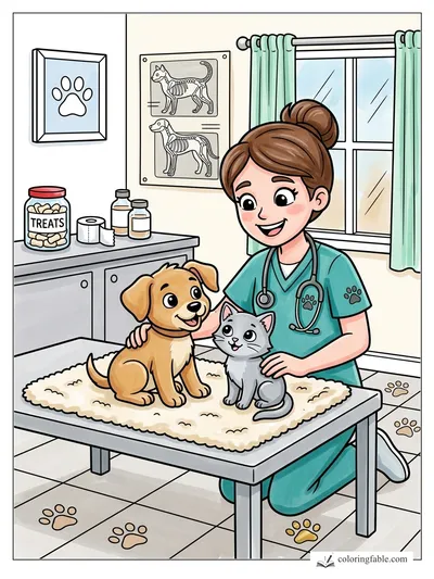 Colored example of this coloring page