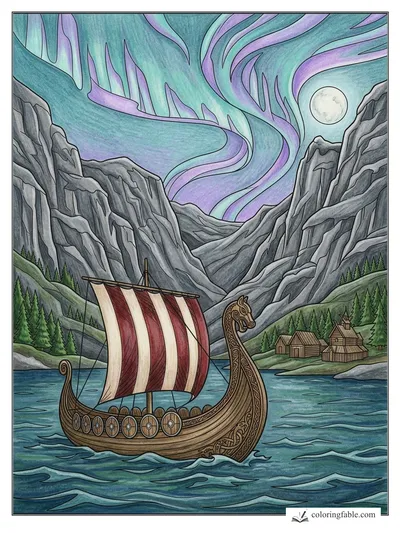 Colored example of this coloring page