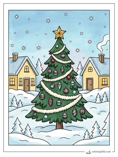 Colored example of this coloring page