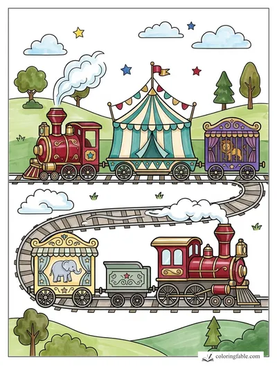 Colored example of this coloring page