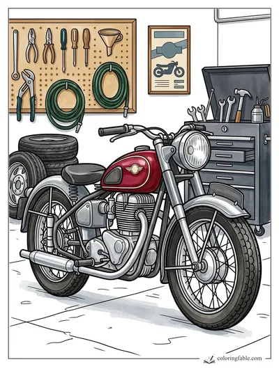 Colored example of this coloring page