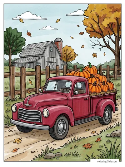 Colored example of this coloring page