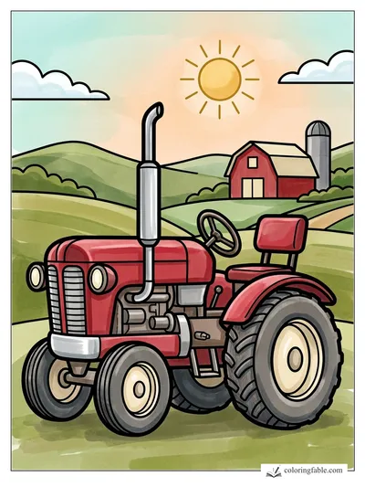 Colored example of this coloring page