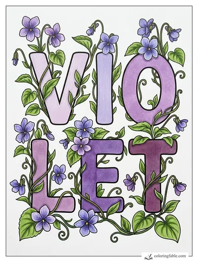 Colored example of this coloring page