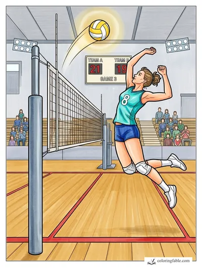 Colored example of this coloring page