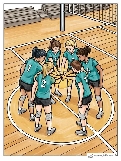 Colored example of this coloring page