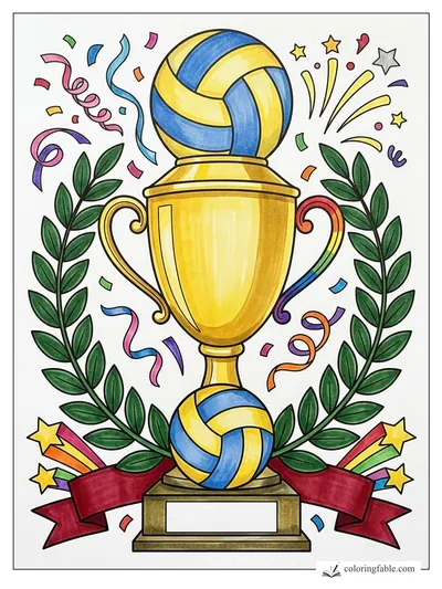 Colored example of this coloring page