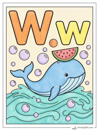 Colored example of this coloring page