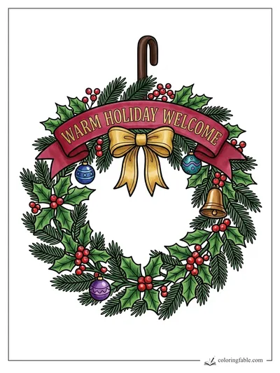 Colored example of this coloring page