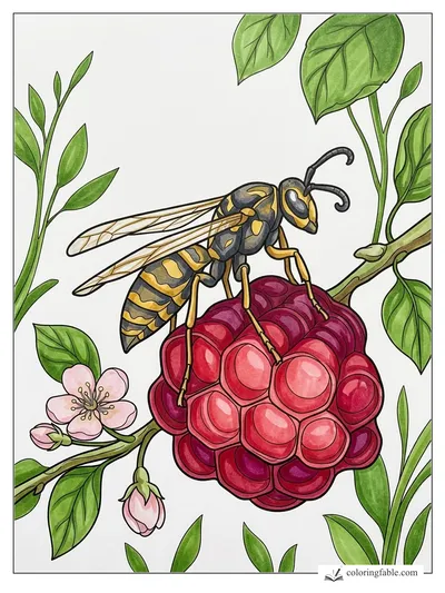 Colored example of this coloring page