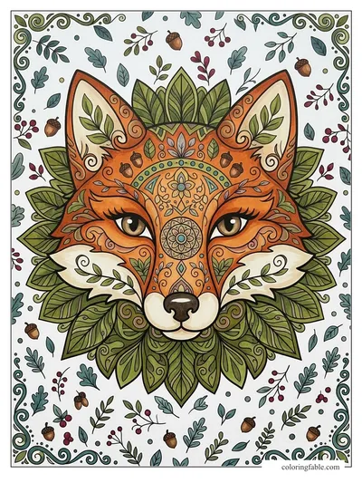 Colored example of this coloring page